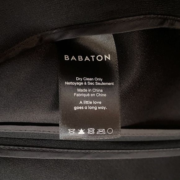 Babaton Black Power Hip Blazer Size 4 - Picture 10 of 10